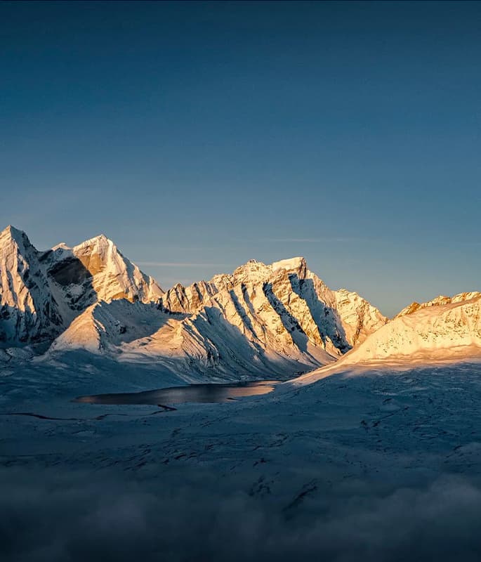 Amacimi Snow Mountain & Zongcuo Lake detail view 4