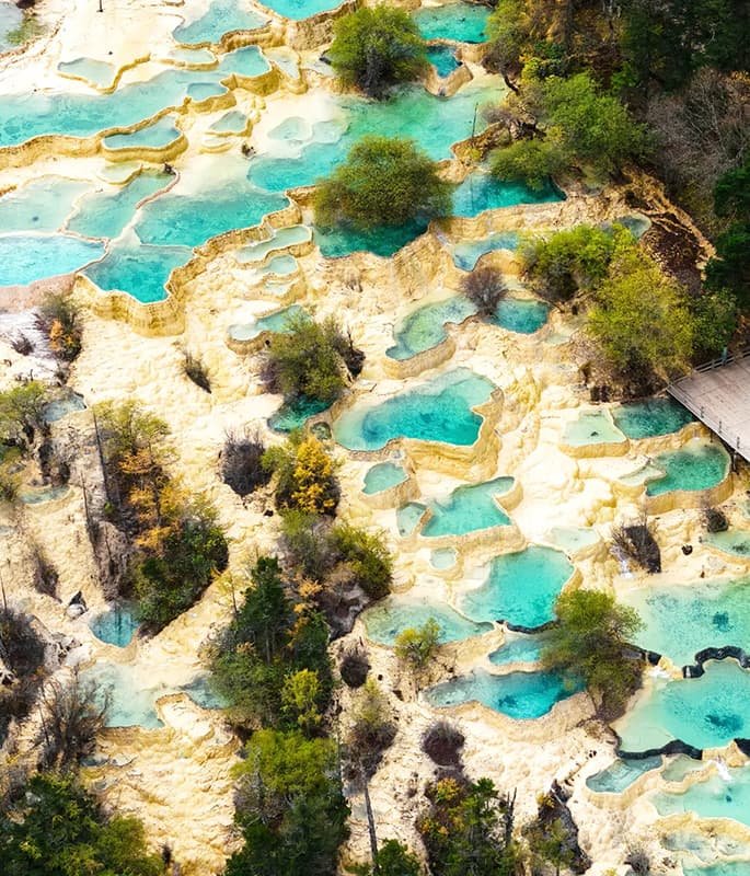 Huanglong detail view 3