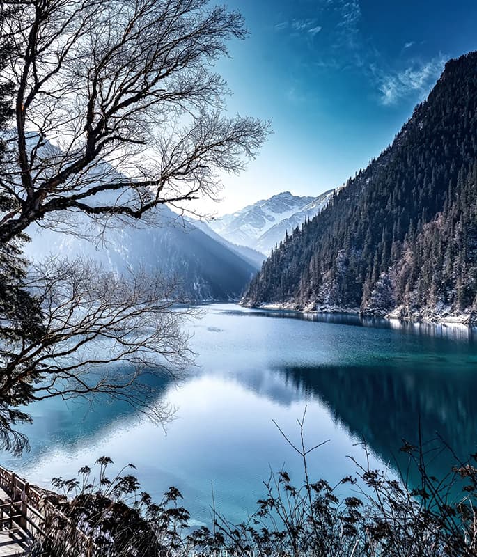 Jiuzhaigou National Park detail view 1