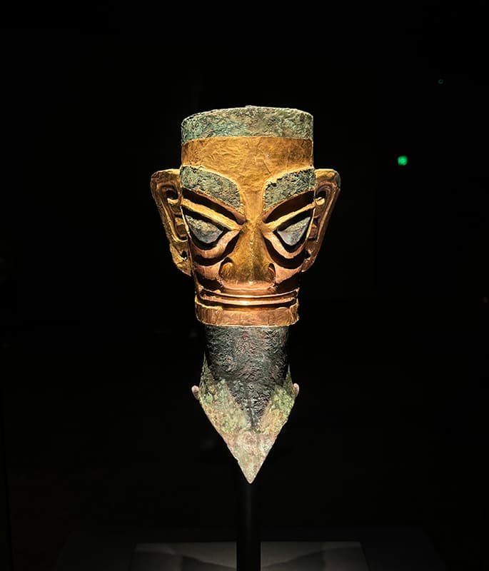 Sanxingdui Museum detail view 3