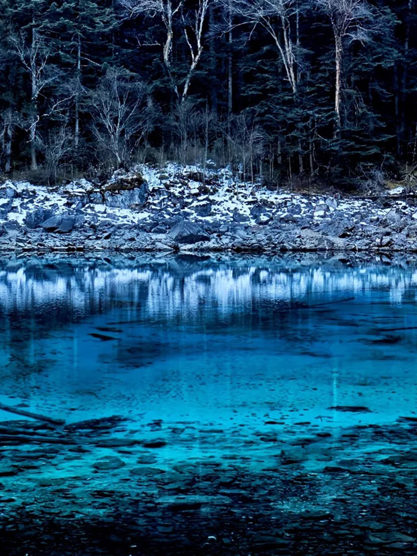 Jiuzhaigou Valley turquoise lakes and alpine forest