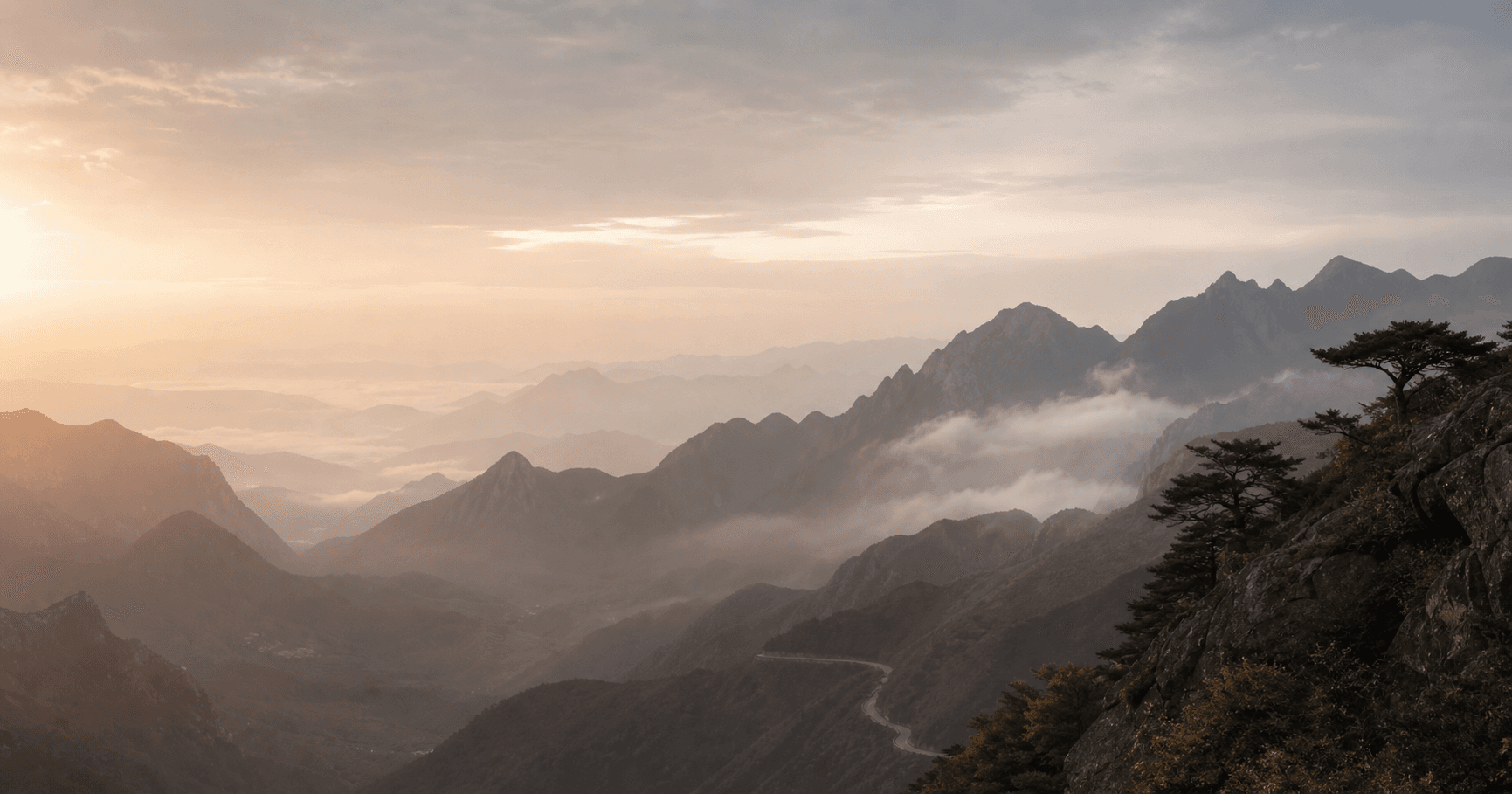 Private journey landscape across China